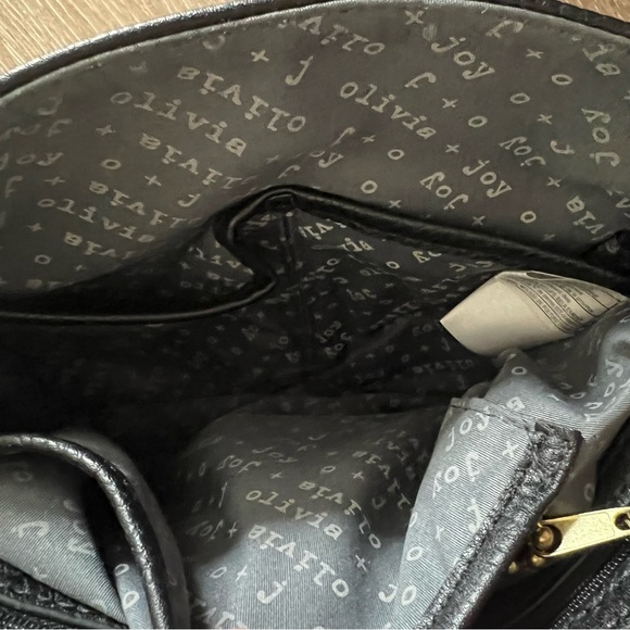Olivia Joy New York Black Crossbody Bag with Shoulder Strap - Picture 11 of 16